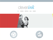 Tablet Screenshot of cleverink.co.uk